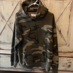 Aritzia camo hoodie